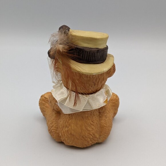 Vintage Chapeau Noelle by Lucy Rigg Debra Bear with Mini Top Hat Limited Edition - Picture 4 of 10
